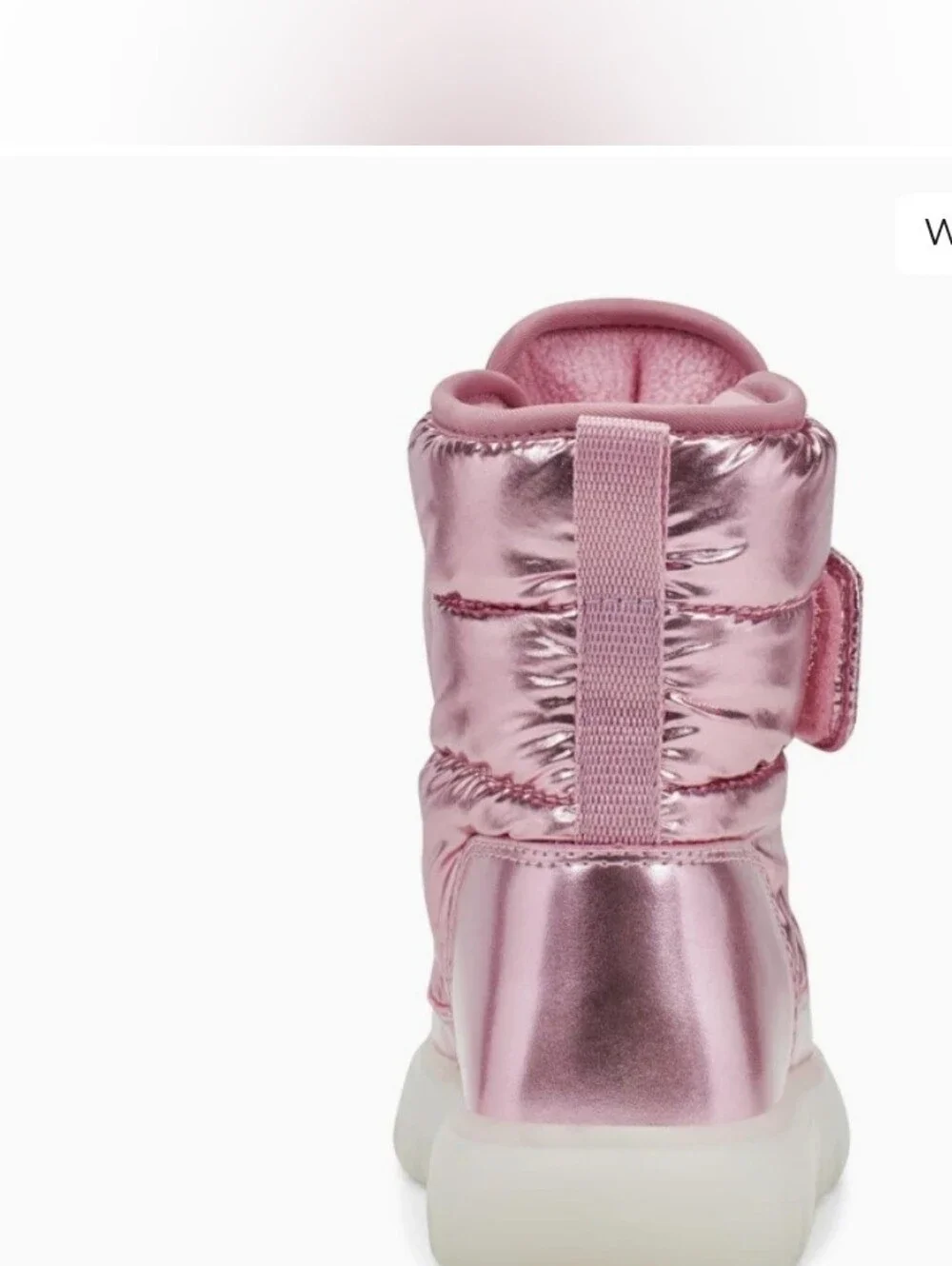Hunter NWOB Kids' Waterproof Metallic Pink Snow Boots Size 6